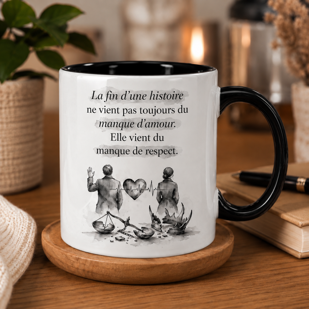 Mug La fin d'une histoire version noire