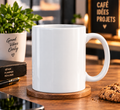 Mug blanc vierge prêt à personnaliser avec votre design