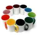 Mug personnalisé - coloris d'anse et d'intérieur disponibles